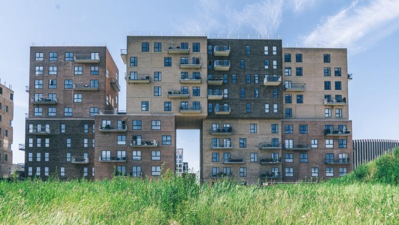 Architecture on the edge of nature in Ørestad